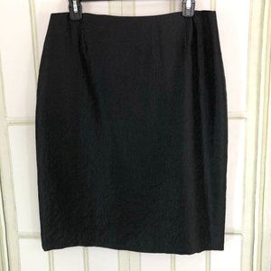 Alex Marie Knee Length Pencil Skirt Lined Career Black NWT  7A102